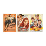 Willi Engelhardt - drei Filmplakate zu "Die Freunde meiner Frau", "Frauen sind f&uuml;r die Liebe da" und "Das Frauenhaus von Marseille", 1950er Jahre