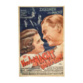 Willi Engelhardt - Filmplakat zu "Zigeuner der Nacht in: Heute Nacht gehts los!" mit einer erotischen Zeichnung auf der R&uuml;ckseite, 1932