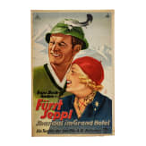 Willi Engelhardt - Filmplakat "F&uuml;rst Seppl - Skandal im Grandhotel", 1932, seltene Ausf&uuml;hrung