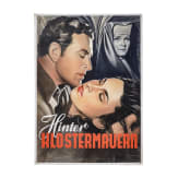 Willi Engelhardt - Gouachebild als Plakatentwurf zu "Hinter Klostermauern", 1952