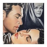 Willi Engelhardt - Gouachebild als Plakatentwurf zu "Hinter Klostermauern", 1952