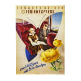 Otto Ottler - Plakat f&uuml;r "DER Touristik - Touropa Reisen - Ferienexpress", 1950