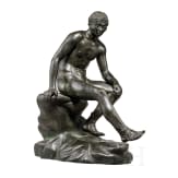 Ruhender G&ouml;tterbote Hermes nach Lysippos (Lysipp), Neapel, 19. Jhdt.