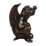 Kleine Bronzefigur eines Teufels, 19. Jhdt.