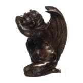 Kleine Bronzefigur eines Teufels, 19. Jhdt.