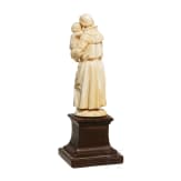 Heiligenfigur mit Kind, wohl Augsburg, 17. Jhdt.