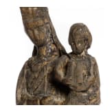 H&ouml;lzerne Statuette einer Madonna, Nordeuropa, 18. Jhdt.