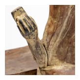 Hocker mit Figurenschmuck, Zentralafrika, 20. Jhdt.