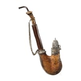 Ulmer Pfeife (Kloben), Meerschaumspitze und Lorgnette, deutsch, Ende 19. Jhdt.