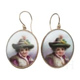 Ein Paar Ohrringe, um 1900
