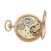 Gold-Savonette-Taschenuhr, System Glash&uuml;tte, um 1900