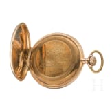 Gold-Savonette-Taschenuhr, System Glash&uuml;tte, um 1900