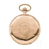 Gold-Savonette-Taschenuhr, System Glash&uuml;tte, um 1900