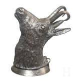 Sturzbecher in Form eines Steinbocks (Ziege), deutsch, 1862