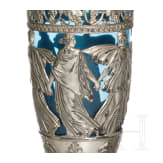 Drei Glaskr&uuml;ge mit Metallmontierung, WMF, Geislingen, um 1900