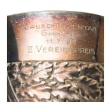 Drei Sch&uuml;tzen-Pokale, Geislingen, WMF, um 1910 bzw. datiert 1924 bzw. 1926
