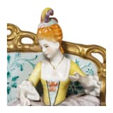 Figurengruppe, Sitzendorfer Porzellanmanufaktur, 20. Jhdt.