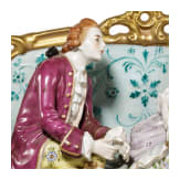 Figurengruppe, Sitzendorfer Porzellanmanufaktur, 20. Jhdt.