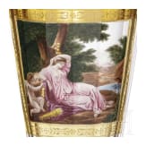 Gro&szlig;er Deckelpokal mit Allegorie, Nordb&ouml;hmen, Ende 19. Jhdt.