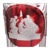 Zwei Parzen-Becher, B&ouml;hmen, Winterberg, 1. H&auml;lfte 19. Jhdt. (einer datiert 1842)