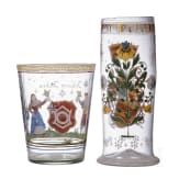 Zwei Historismus-Gl&auml;ser, deutsch, 19. Jhdt.