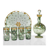 Sechsteiliges Trinkservice, B&ouml;hmen, um 1880