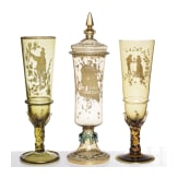 Drei Pokale, Bayerischer Wald, Theresienthal, um 1890