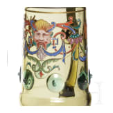 Krug und drei R&ouml;mer, Bayerischer Wald, wohl Theresienthal, um 1900