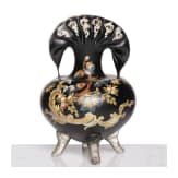 F&auml;cher-Vase, Polaun, Josef Riedel, um 1888