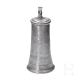 Zwei Stitzen aus Zinn, s&uuml;ddeutsch, datiert 1718 und 1751