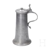 Zwei Stitzen aus Zinn, s&uuml;ddeutsch, datiert 1718 und 1751