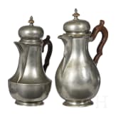 Zwei T&uuml;rkenkopfkannen, norddeutsch, um 1810/20