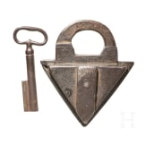 Dreiecksschloss, deutsch, um 1600