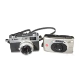 2 Kleinbild-Kompaktkameras: Leica Z2X und Canon Canonet 28