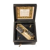 Plattenspieldose "Symphonion", Leipzig-Gohlis, Symphonion-Musikerwerke, um 1900