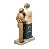 Gro&szlig;e Vintage-Werbefigur Tankwart "Pepe Jeans"