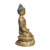 Buddha Shakyamuni aus vergoldeter Bronze, Tibet, 18./19. Jhdt.