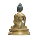 Buddha Shakyamuni aus vergoldeter Bronze, Tibet, 18./19. Jhdt.