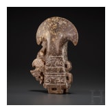 Zeremonialaxt im Stil der Ming-Zeit, Nephrit-Jade, China, um 1900