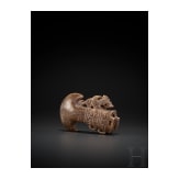 Zeremonialaxt im Stil der Ming-Zeit, Nephrit-Jade, China, um 1900