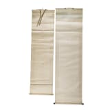Zwei japanische Kakemono-Rollbilder mit Samurais, Edo-/Meiji-Zeit