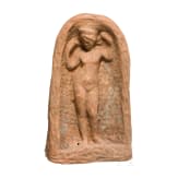 Venus Anadyomene in Konche, Terracotta, hellenistisch, 2. - 1. Jhdt. v. Chr.