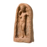 Venus Anadyomene in Konche, Terracotta, hellenistisch, 2. - 1. Jhdt. v. Chr.