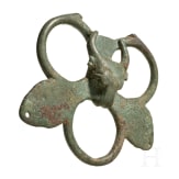 Fr&uuml;hbyzantinischer Riemenverteiler mit Stierkopf, 6. - 7. Jhdt.