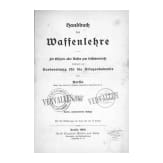 Buchpaket "Waffenlehre": 9 Bücher von 1869 - 1910, Deutschland