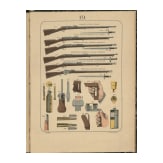 Sechs Bände "Schuß und Waffe", 2 Bände Waffenkunde, um 1900