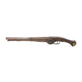 A wheelock pistol in 1630s style, repro for decorative purposes only, 20th century