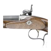 Ein paar Perkussionspistolen im Kasten, L&uuml;ttich, um 1840