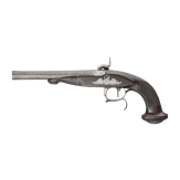 Perkussionspistole, Aubron aine&egrave; Fils &agrave; Nantes, Frankreich, um 1840