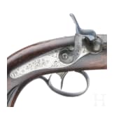 Zwei Perkussionspistolen im Kasten, Boyet Goujon, St. &Eacute;tienne, um 1845